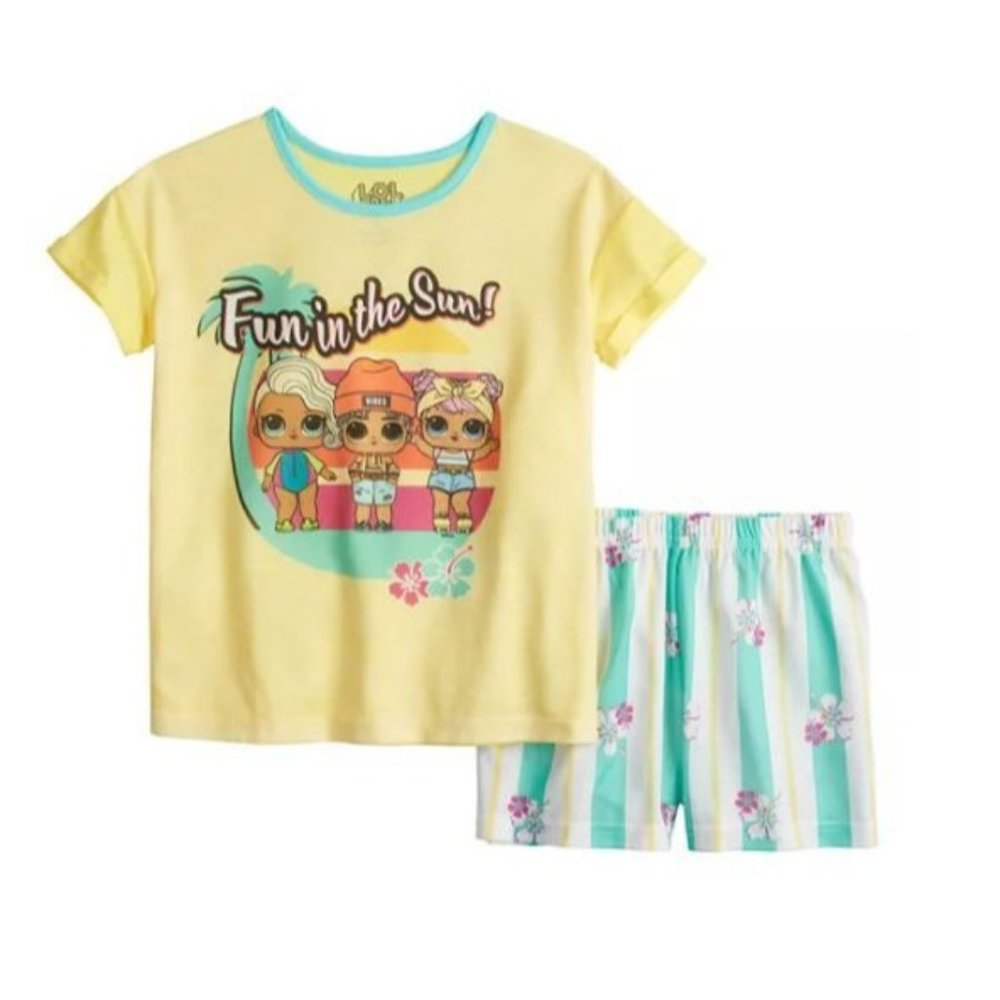 L.O.L. Surprise! Sunny Vibes Top & Shorts Pajama Set